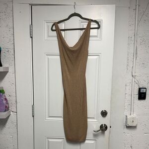 Superdown Gold Sleeveless Dress - Super Cute Size Small - NEVER WORN